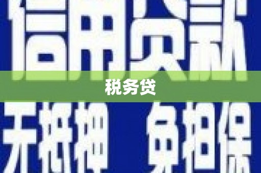 烈屿税务贷
