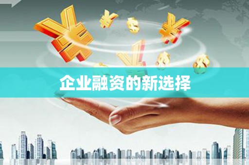烈屿企业融资的新选择