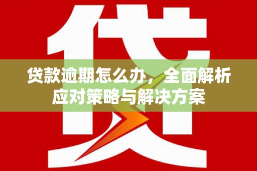 烈屿贷款逾期怎么办，全面解析应对策略与解决方案
